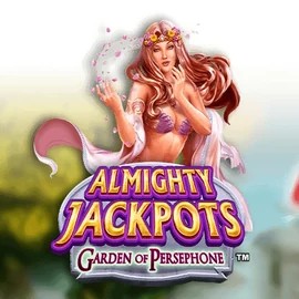 Almighty Jackpots: Garden of Persephone online game logo by Novomatic on quickkasino.dk