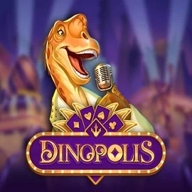 Dinopolis slot logo by Push Gaming at Quick Casino