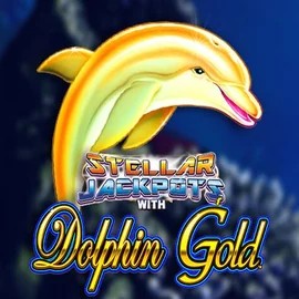 Jackpots logo of Dolphin Gold with Stellar Jackpots from Lightning Box Game at Quick Casino