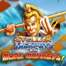 Play Stellar Jackpots with More Monkeys slot by Lightning Box Game on quickkasino.dk